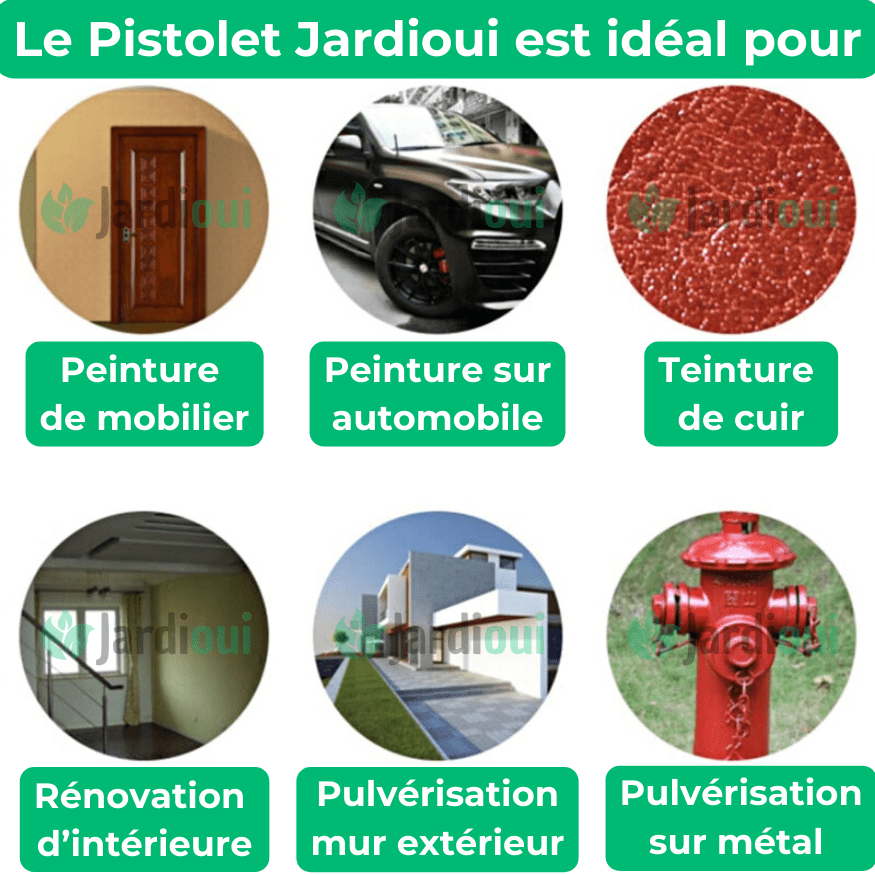 Pistolet à Peinture Électrique Sans Fil Portatif Magique (+Batterie Offerte)