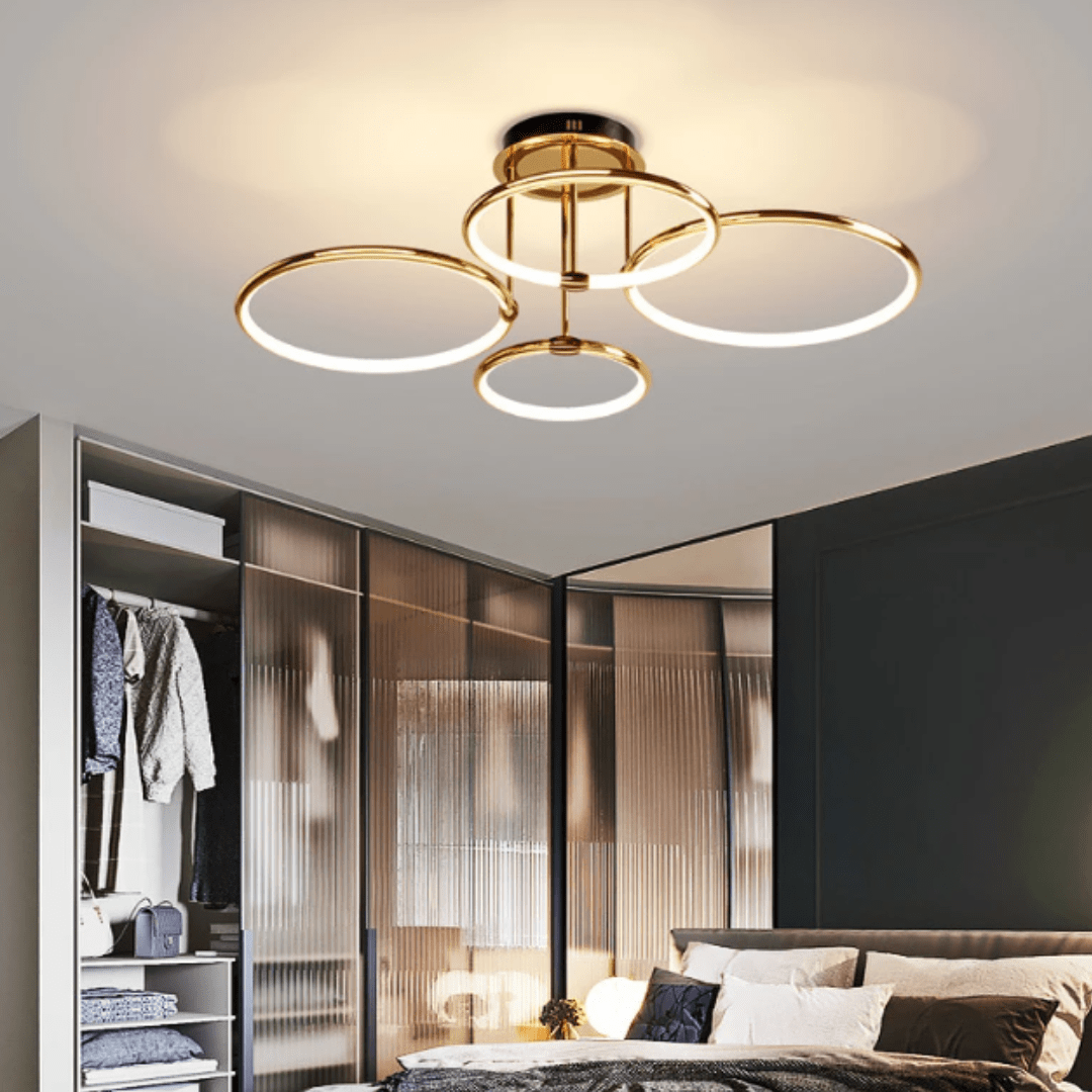 Plafonnier Design Moderne Circulaire pour Salon