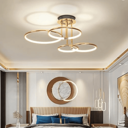 Plafonnier Design Moderne Circulaire pour Salon