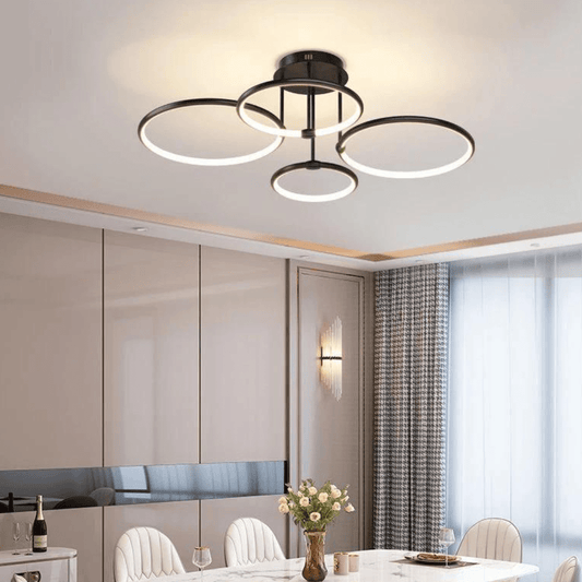 Plafonnier Design Original Circulaire pour Salon