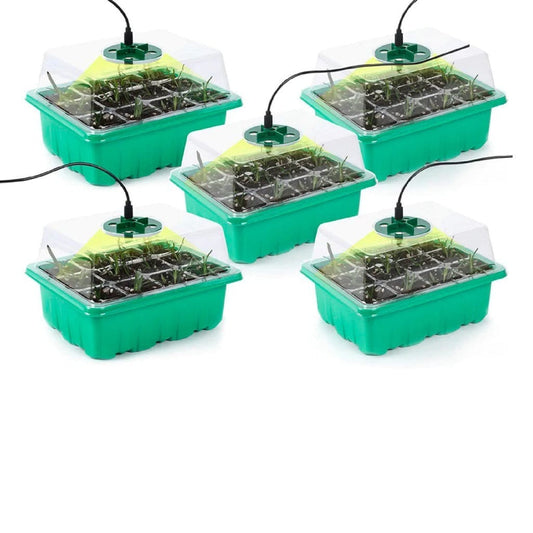 Plateau de culture avec lumière de croissance (Lot de 5)