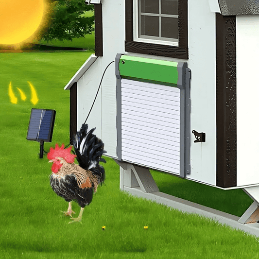 Portier Automatique Solaire pour Poulailler