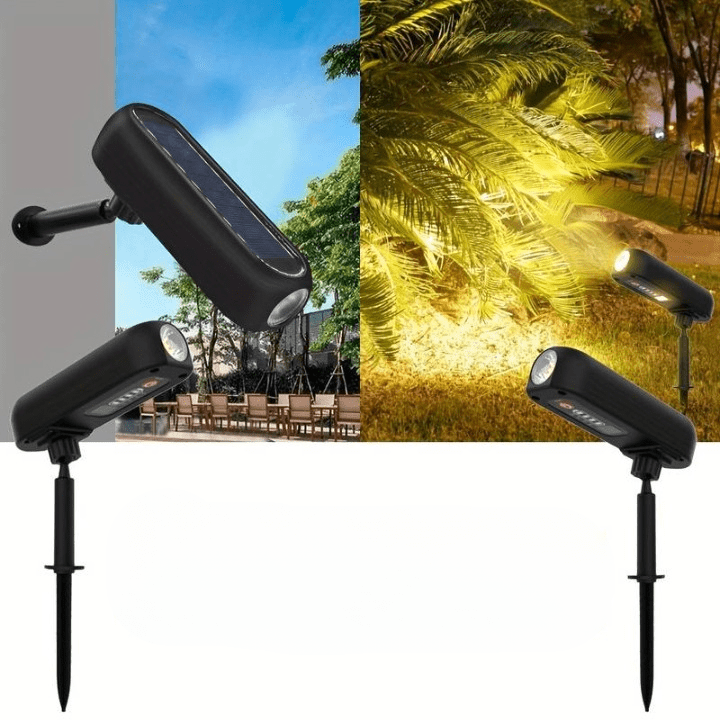 Projecteur Puissant Solaire Premium Réglable