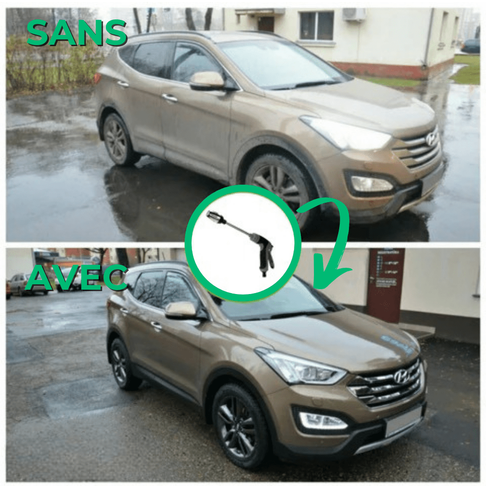 Pulvérisateur à Haute Pression Auto et Jardin (+Tuyau Offert)