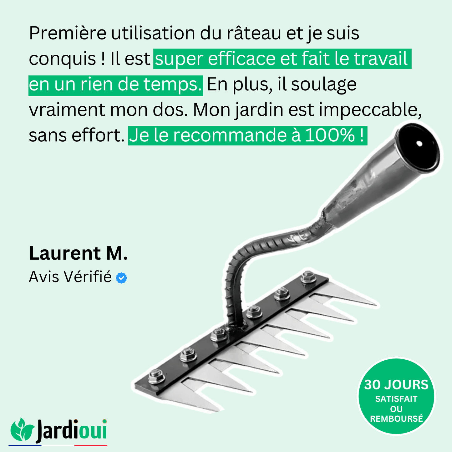 Râteau Désherbant Ultra-Efficace Renforcé