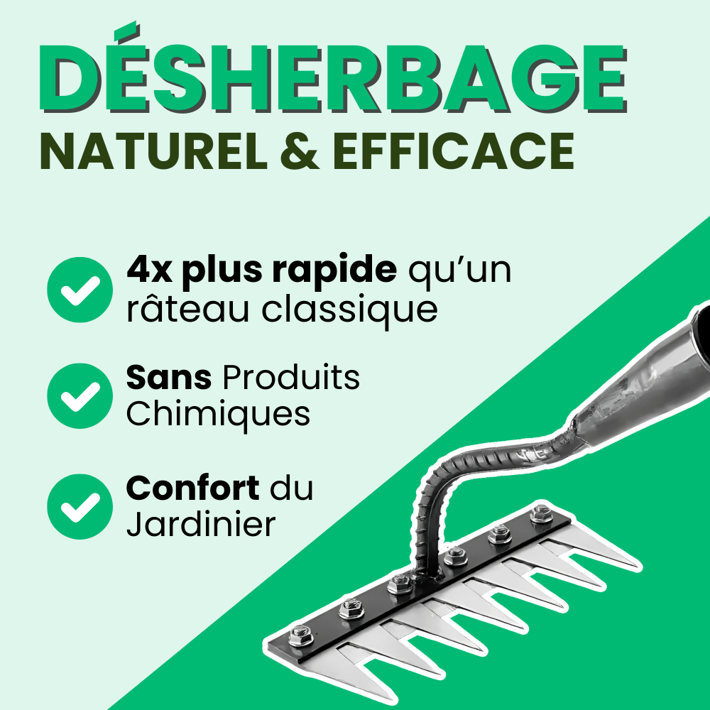 Râteau Désherbant Ultra-Efficace Renforcé
