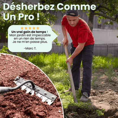 Râteau Désherbant Ultra-Efficace Renforcé