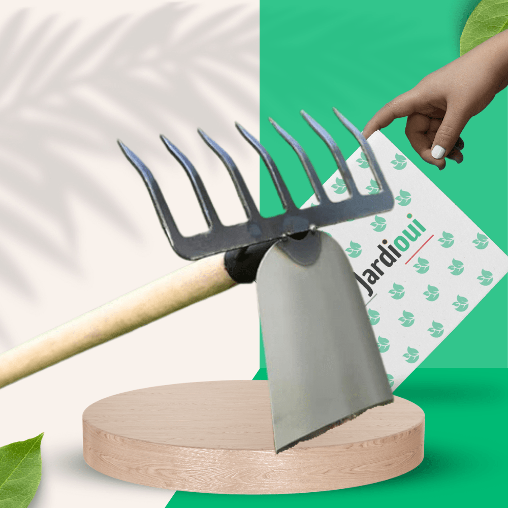 Râteau-Houe 2-en-1 Professionnel