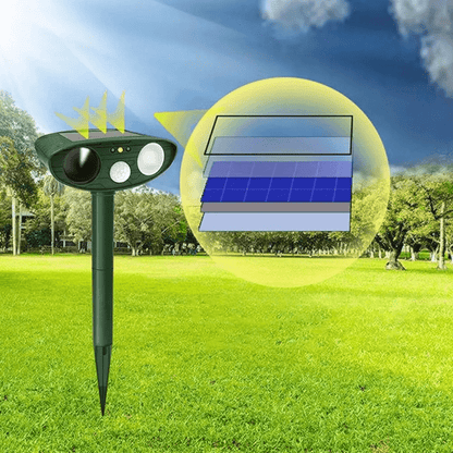 Répulsif d'Animaux Solaire à Ultrasons Innovant