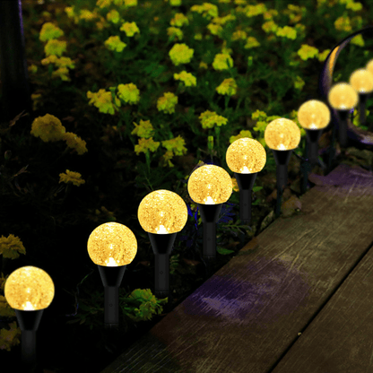 Boule Lumineuse Solaire Effet Bulle (Set de 10 Lampes)