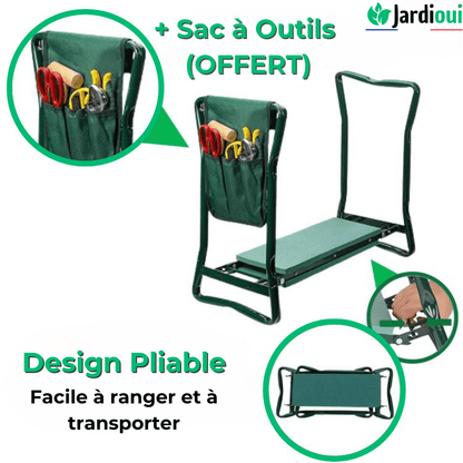Tabouret Agenouilloir Pliable Multifonction (+Sac à Outils Offert)
