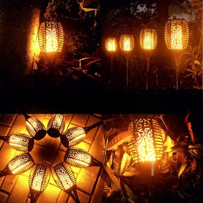 Torche Solaire Effet Flamme Premium
