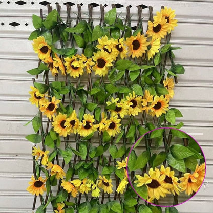 Clôture Florale synthétique Extensible