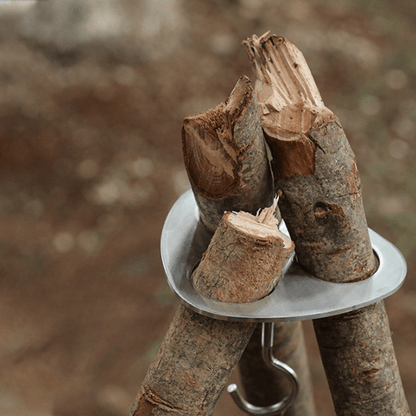 Trépied Nomade de Camping en Acier Inoxydable