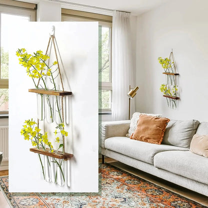 Jardin Mural Hydroponique à Double Étage Élégant