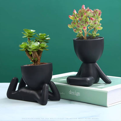 Vases Mignons en Céramique (Lot de 4 + 1 Offert)