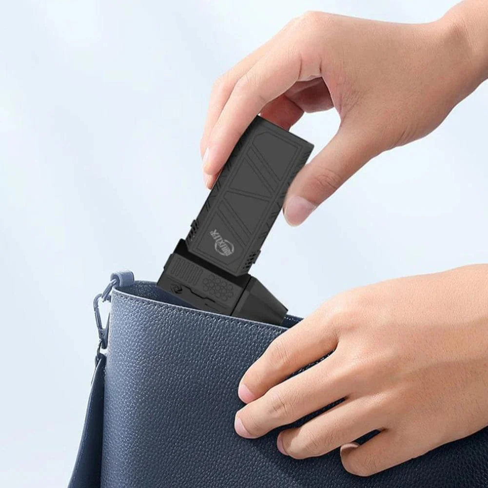 Ventilateur Portable Haute Vitesse avec LED Intégrée