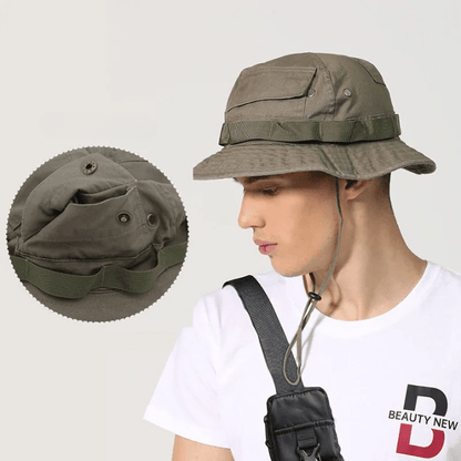 Chapeau de Pêcheur Respirant Anti-UV pour Homme