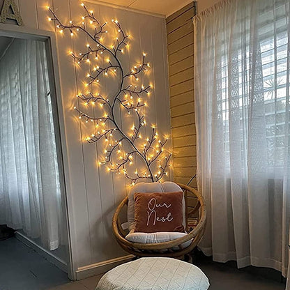 Applique Murale Vigne de saule Lumineuse Enchantée